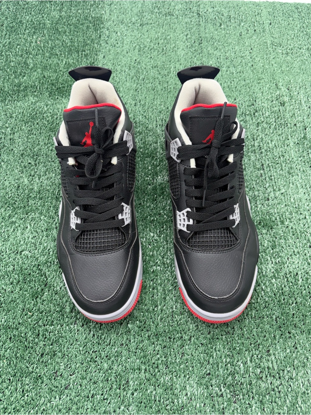 Jordan Men’s Black and Red Athletic Sneakers